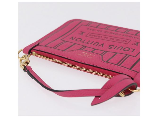 LOUIS VUITTON Monogram Neverfull Inside Out MM Pouch Pouch Pink LV Auth 206301V Rosa Monograma - vista 6