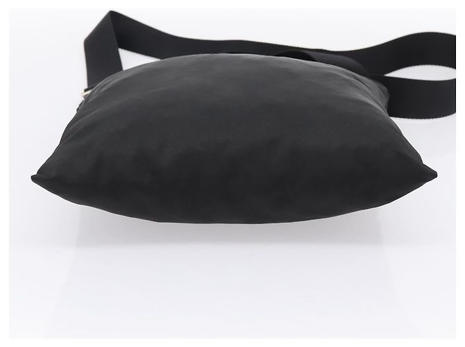 Borsa a Tracolla PRADA Nylon Black Silver Auth 205200 Nero Argento - vista 5