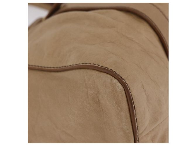 Bolso de mano Miu Miu de cuero 2way Beige Gold Auth 167736M Dorado - vista 19