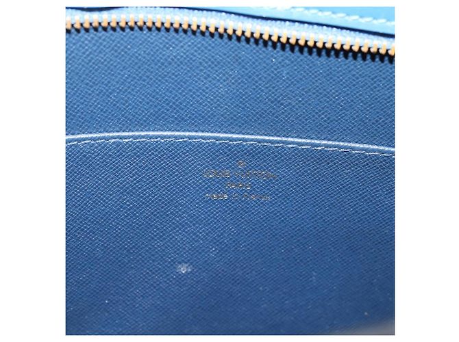 LOUIS VUITTON Epi Pochette Homme Clutch Bag Blue M52522 LV Auth 206686 - vista 17