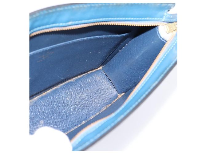 LOUIS VUITTON Epi Pochette Homme Clutch Bag Blue M52522 LV Auth 206686 - vista 18