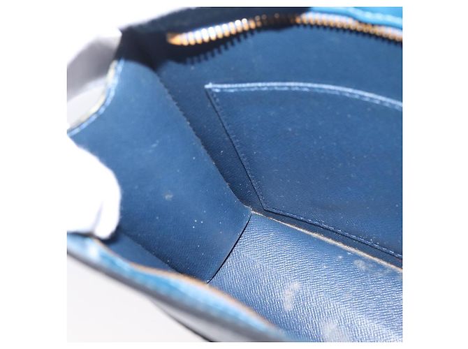 LOUIS VUITTON Epi Pochette Homme Clutch Bag Blue M52522 LV Auth 206686 - vista 19