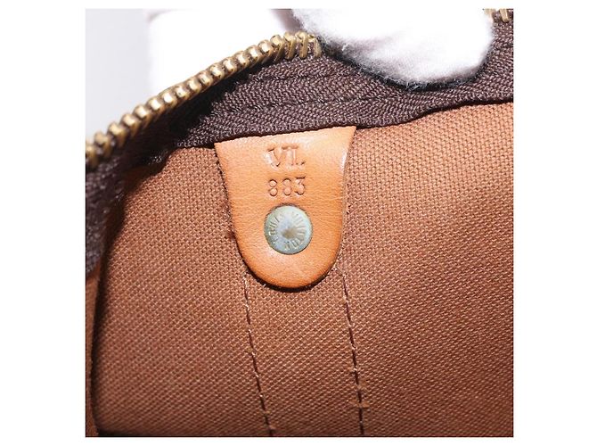 LOUIS VUITTON Monogram Keepall 50 Boston Bag M41426 LV Auth 204801A Monogramme - vue 11