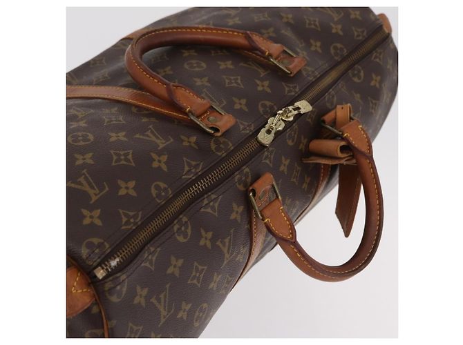 LOUIS VUITTON Monogram Keepall 50 Boston Bag M41426 LV Auth 204801A Monogramme - vue 14