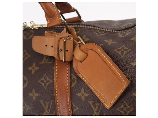 LOUIS VUITTON Monogram Keepall 50 Boston Bag M41426 LV Auth 204801A Monogramme - vue 23