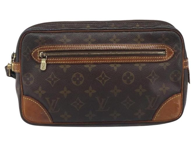 LOUIS VUITTON Monogram Marly Dragonne PM Clutch Bag M51827 LV Auth 206614 Monogramma - vista 13