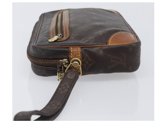 LOUIS VUITTON Monogram Marly Dragonne PM Clutch Bag M51827 LV Auth 206614 Monogramma - vista 4