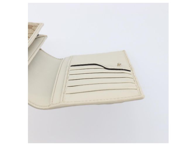 Cartera larga GUCCI GG Canvas Web Sherry Line Beige Gold Auth 205505V - vista 18