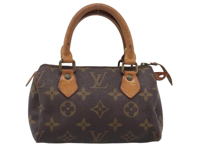 LOUIS VUITTON Monogram Mini Speedy Hand Bag M41534 LV Auth 207697 Monograma - vista 13