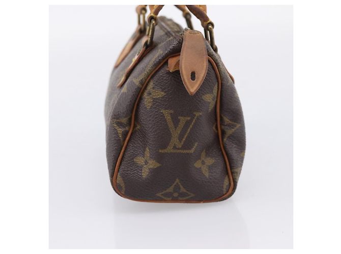 LOUIS VUITTON Monogram Mini Speedy Hand Bag M41534 LV Auth 207697 Monograma - vista 4