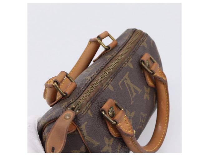 LOUIS VUITTON Monogram Mini Speedy Hand Bag M41534 LV Auth 207697 Monograma - vista 6