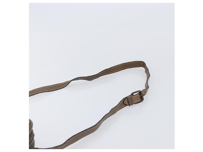 Borsa a tracolla FENDI Zucchino Canvas PVC Beige Auth 205232 - vista 14