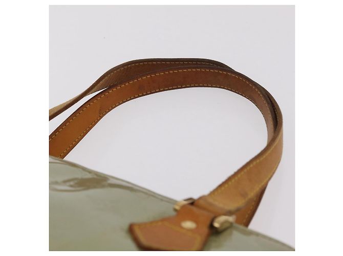 LOUIS VUITTON Monogram Vernis Houston Hand Bag Gris M91053 LV Auth 207572 Grigio - vista 17