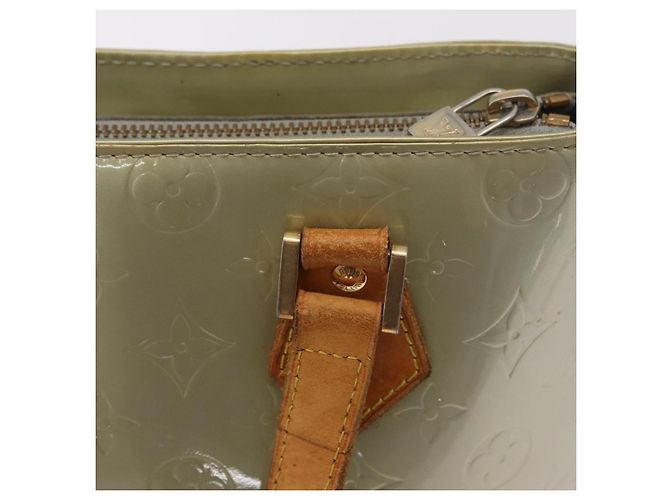 LOUIS VUITTON Monogram Vernis Houston Hand Bag Gris M91053 LV Auth 207572 Grigio - vista 22