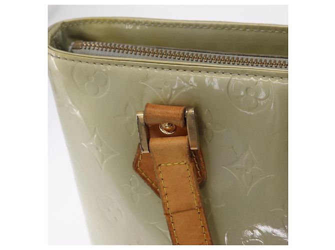 LOUIS VUITTON Monogram Vernis Houston Hand Bag Gris M91053 LV Auth 207572 Grigio - vista 23