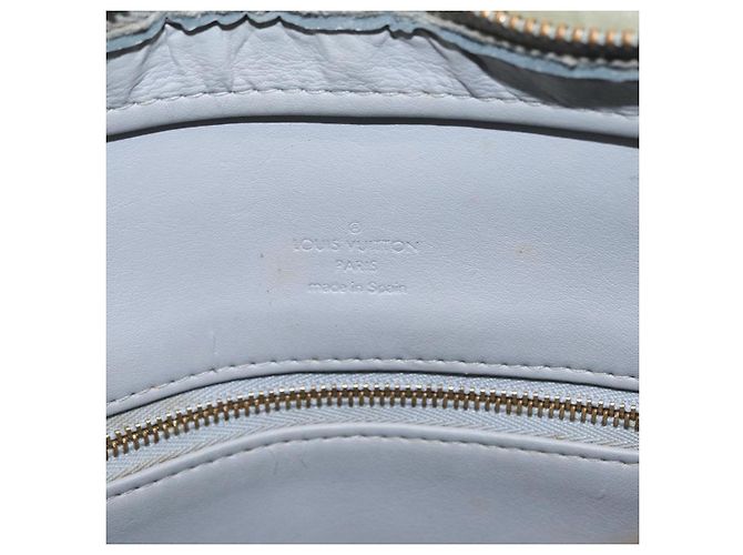LOUIS VUITTON Monogram Vernis Houston Hand Bag Gris M91053 LV Auth 207572 Grigio - vista 28