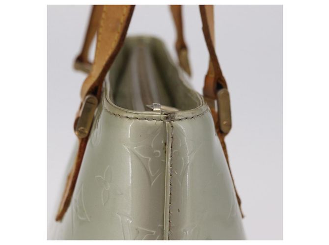 LOUIS VUITTON Monogram Vernis Houston Hand Bag Gris M91053 LV Auth 207572 Grigio - vista 7