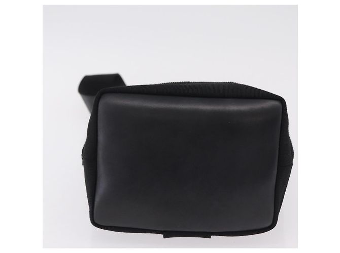 Borsa a tracolla Salvatore Ferragamo Canvas Black Gold Tone Auth bs37163 Nero - vista 6