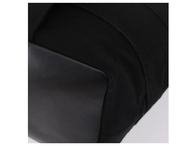 Borsa a tracolla Salvatore Ferragamo Canvas Black Gold Tone Auth bs37163 Nero - vista 9