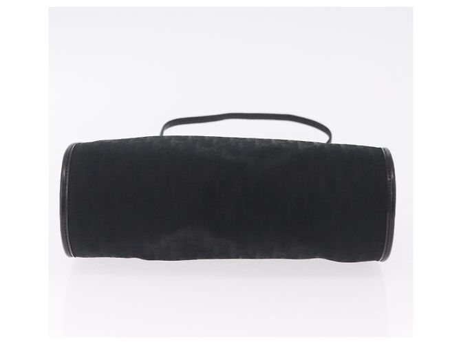 Borsa a tracolla Christian Dior Trotter Canvas Nera e Oro Auth ka6527A Nero - vista 5