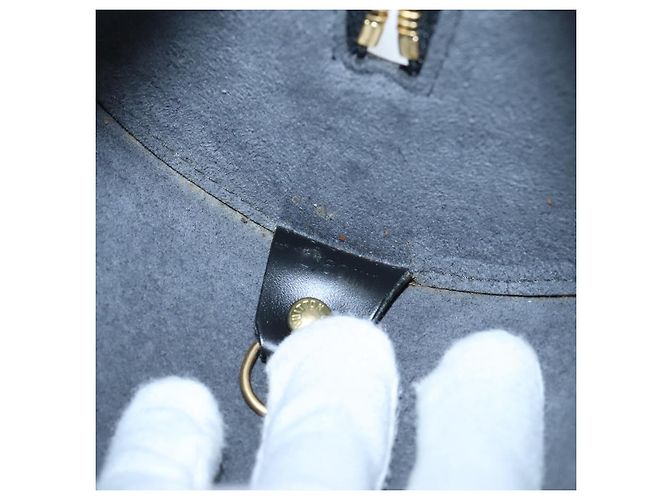 Borsa a mano LOUIS VUITTON Epi Soufflot Nera M52222 LV Auth 203679V Nero - vista 11