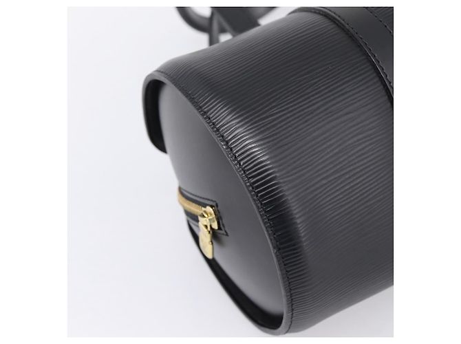 Borsa a mano LOUIS VUITTON Epi Soufflot Nera M52222 LV Auth 203679V Nero - vista 15