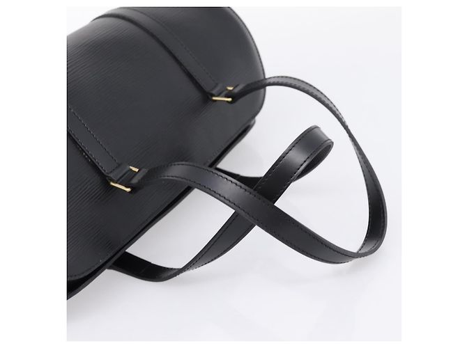 Borsa a mano LOUIS VUITTON Epi Soufflot Nera M52222 LV Auth 203679V Nero - vista 7