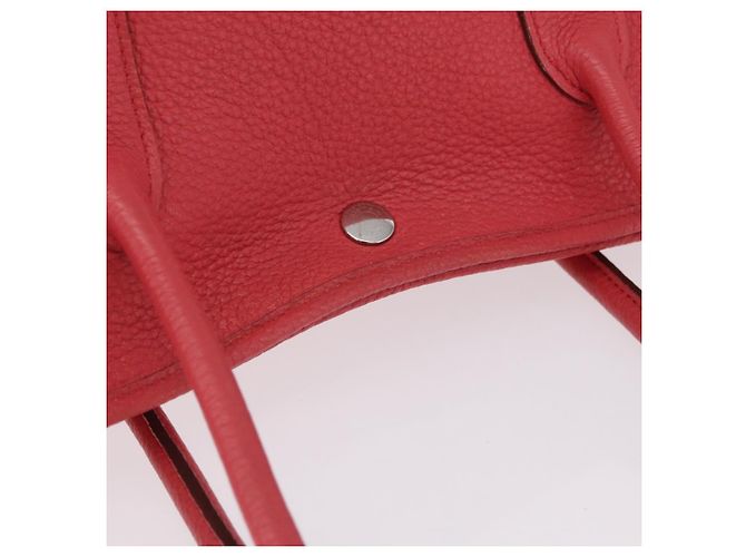 Hermès HERMES Garden Party PM Tote Bag Leder Rosa Silber Auth ka6450V Pink - Ansicht 15
