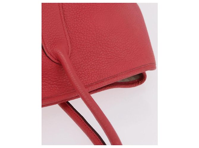 Hermès HERMES Garden Party PM Tote Bag Leder Rosa Silber Auth ka6450V Pink - Ansicht 16
