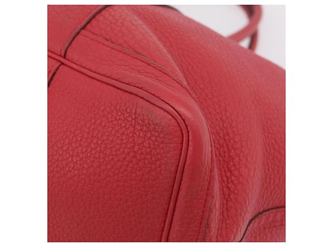Hermès HERMES Garden Party PM Tote Bag Leder Rosa Silber Auth ka6450V Pink - Ansicht 18
