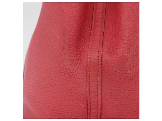 Hermès HERMES Garden Party PM Tote Bag Leder Rosa Silber Auth ka6450V Pink - Ansicht 6