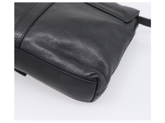 Bulgari Borsa a tracolla BVLGARI Chandra in pelle nera e oro autentica am12731V Nero D'oro - vista 15
