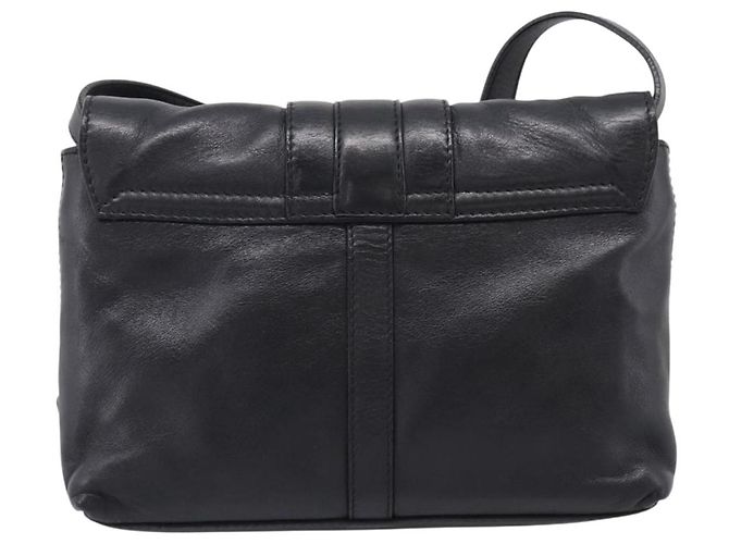 Bulgari Borsa a tracolla BVLGARI Chandra in pelle nera e oro autentica am12731V Nero D'oro - vista 2