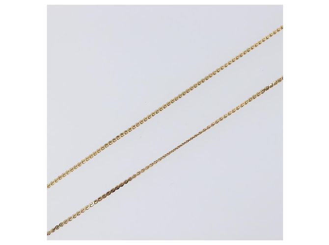 Collana Christian Dior metallo Gold Auth 205475 D'oro - vista 13
