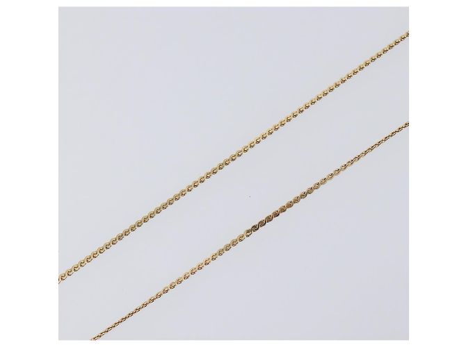 Collana Christian Dior metallo Gold Auth 205475 D'oro - vista 14