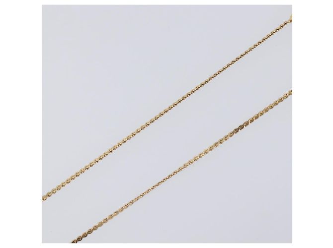 Collana Christian Dior metallo Gold Auth 205475 D'oro - vista 15