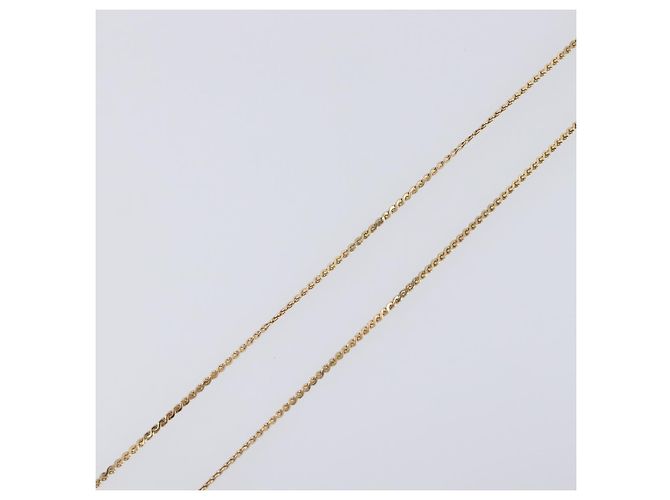 Collana Christian Dior metallo Gold Auth 205475 D'oro - vista 6