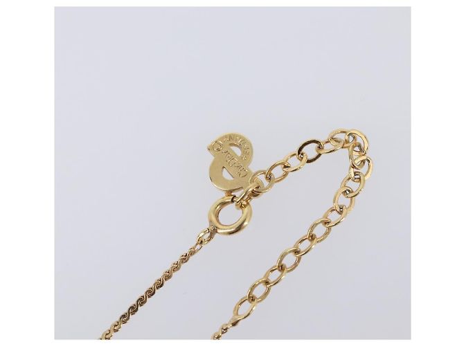 Collana Christian Dior metallo Gold Auth 205475 D'oro - vista 9