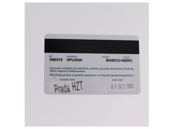 Sac à main pochette PRADA pile White Silver Auth 202515A Argenté Blanc - vue 12