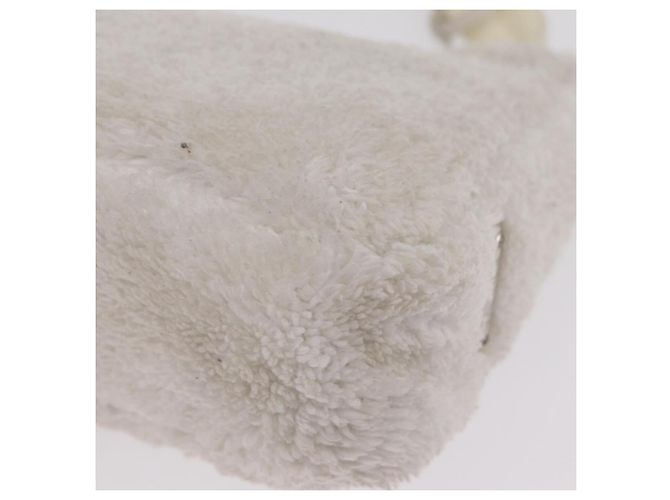 Sac à main pochette PRADA pile White Silver Auth 202515A Argenté Blanc - vue 19