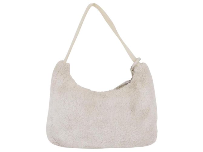 Sac à main pochette PRADA pile White Silver Auth 202515A Argenté Blanc - vue 2