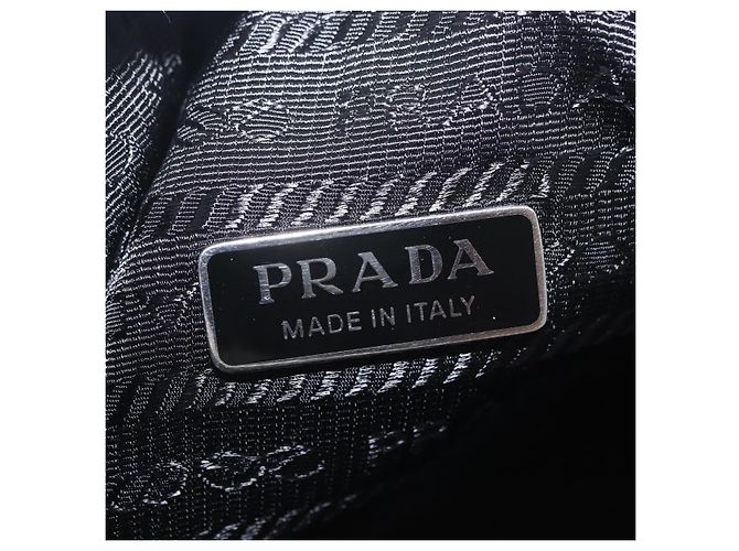 Sac à main pochette PRADA pile White Silver Auth 202515A Argenté Blanc - vue 23