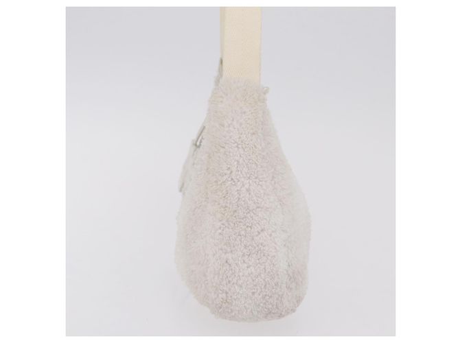 Sac à main pochette PRADA pile White Silver Auth 202515A Argenté Blanc - vue 4