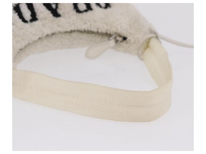 Sac à main pochette PRADA pile White Silver Auth 202515A Argenté Blanc - vue 7