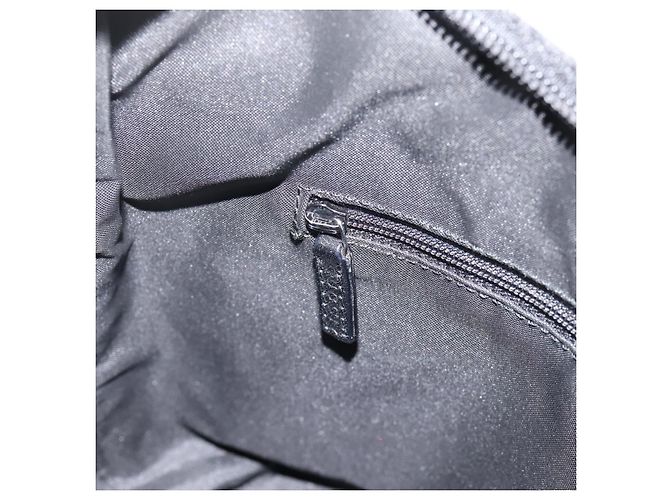 Borsa a tracolla GUCCI GG Canvas Nero Argento 001 3386 Auth 207352A - vista 21