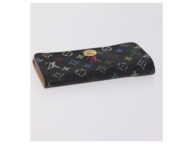 LOUIS VUITTON Monogram Multicolor Wallet 2 Set Black LV Auth 207527 Noir - vue 15