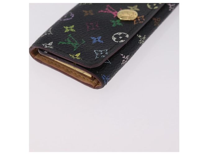 LOUIS VUITTON Monogram Multicolor Wallet 2 Set Black LV Auth 207527 Noir - vue 17