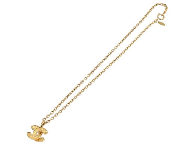 Collar CHANEL metal Gold CC Auth 205470M Dorado - vista 10