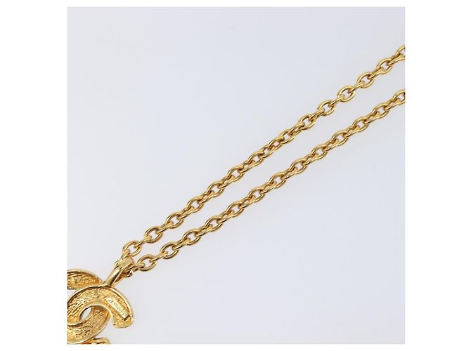 Collar CHANEL metal Gold CC Auth 205470M Dorado - vista 12