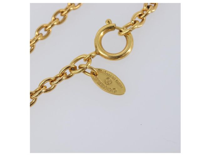 Collar CHANEL metal Gold CC Auth 205470M Dorado - vista 16